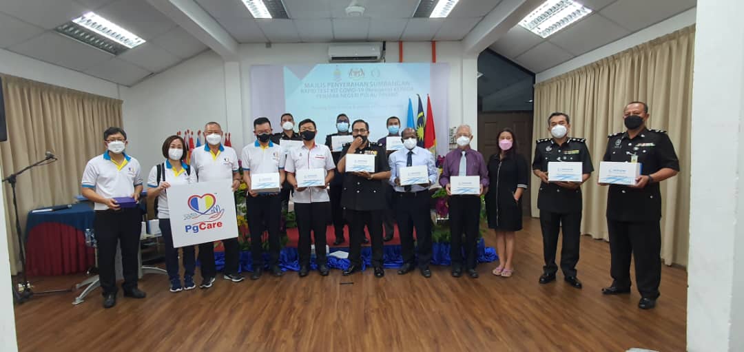 Handover of COVID-19 Rapid Test Kit Sponsorship to Penang Prison